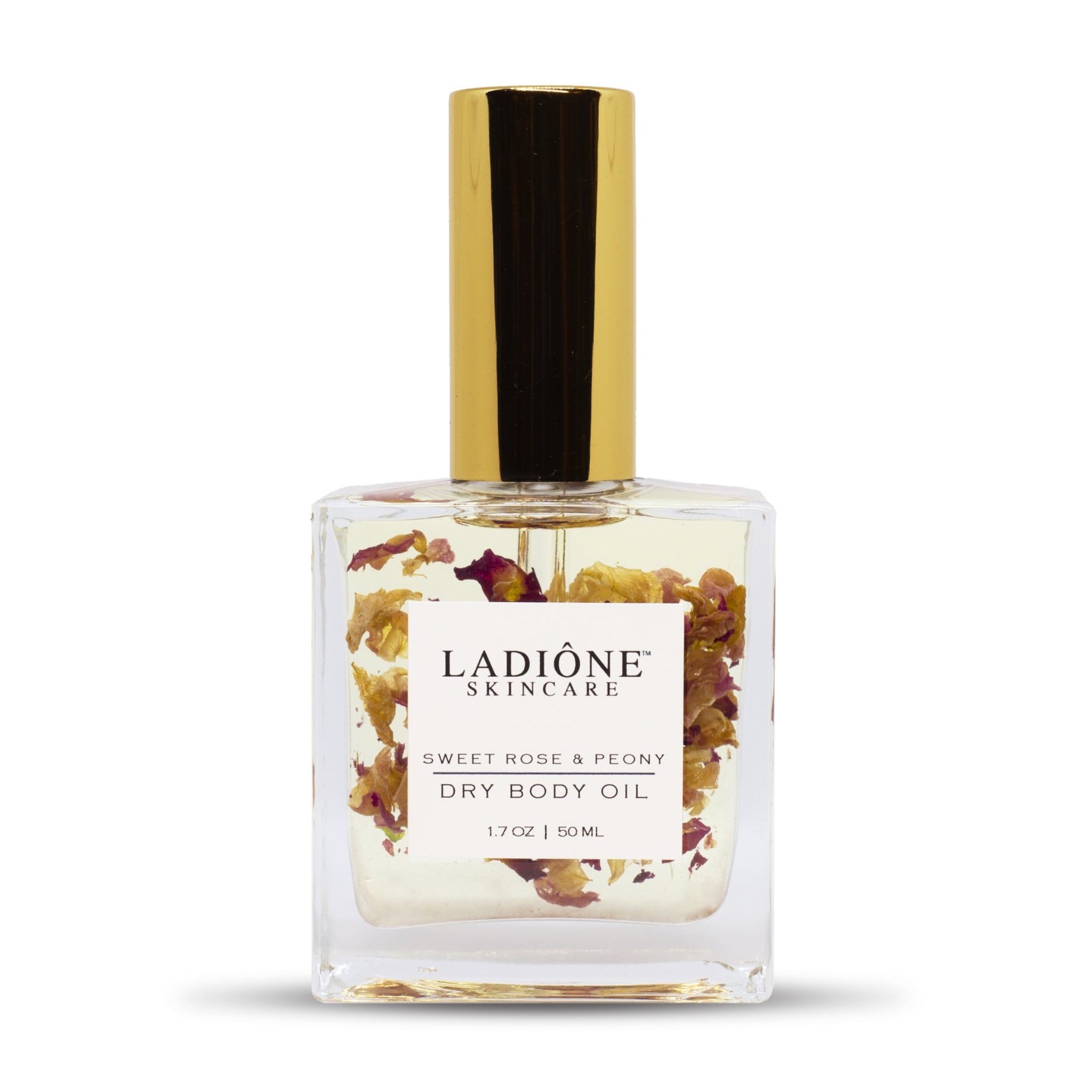 dry body oil rose scent