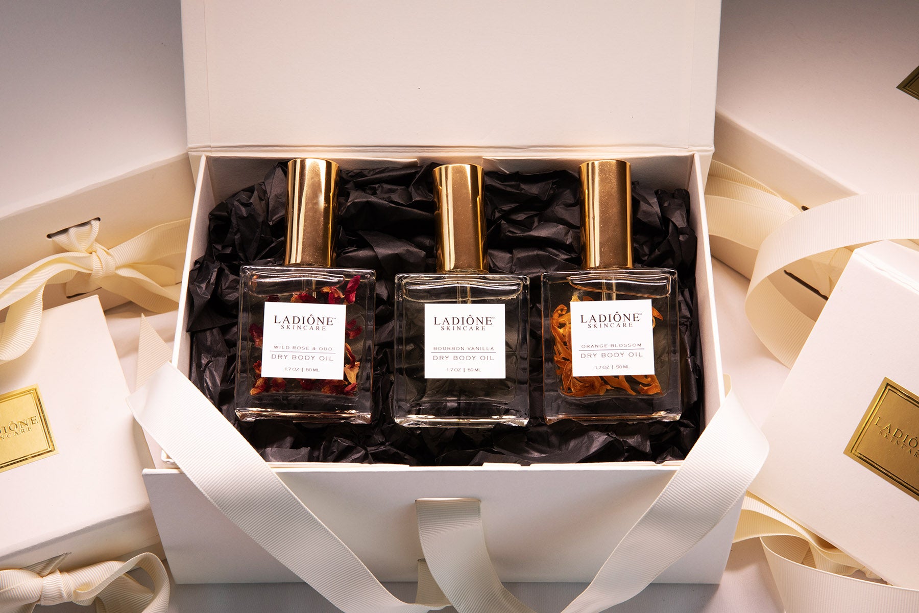 Trio Dry Body Oil Gift Set