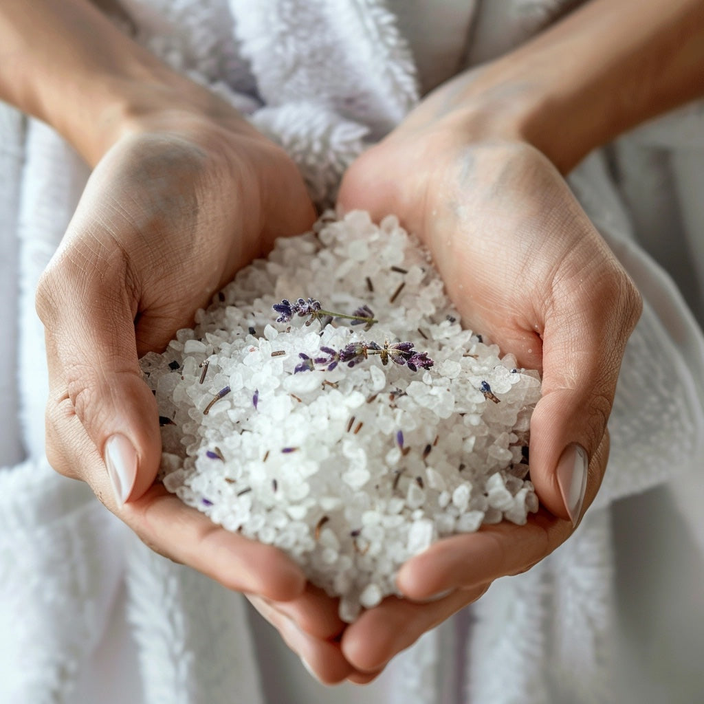 French Lavender Bath Salt Organic 