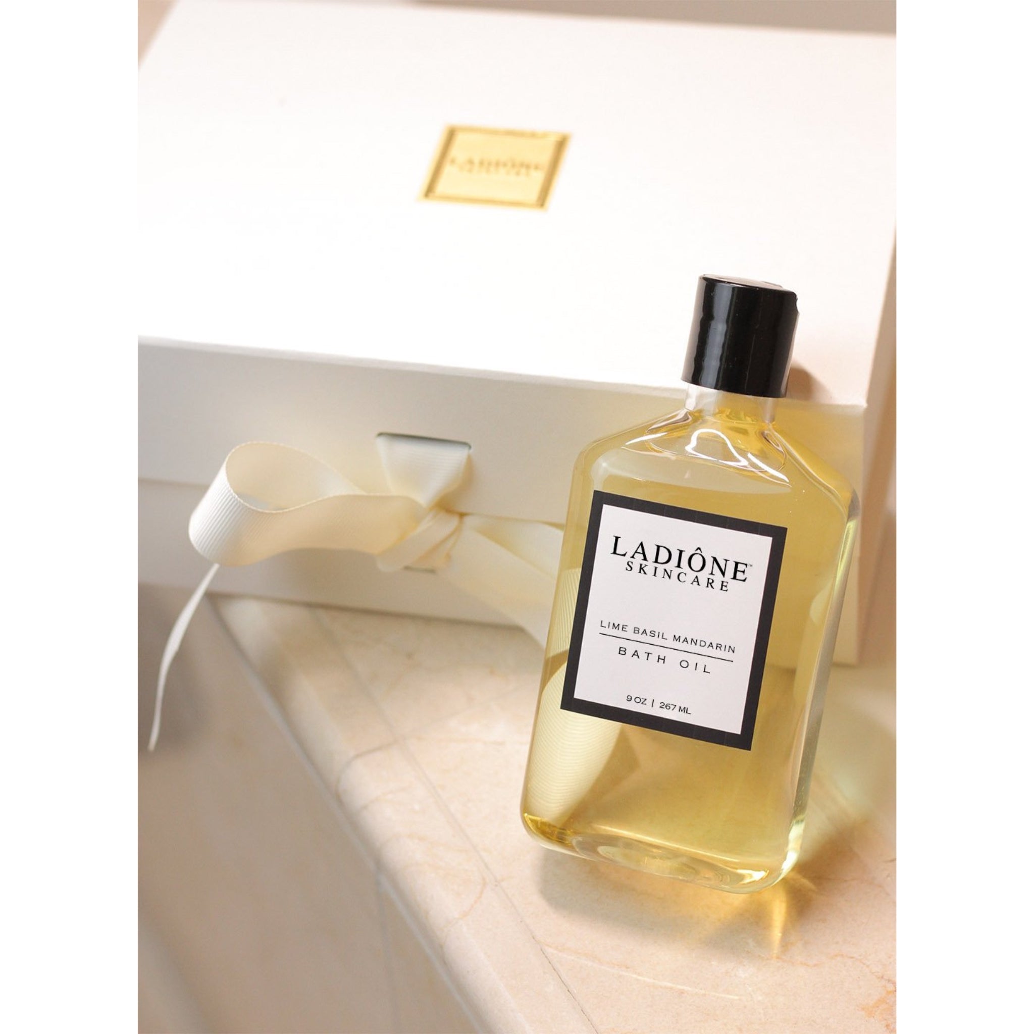 lime basil mandarin bath oil