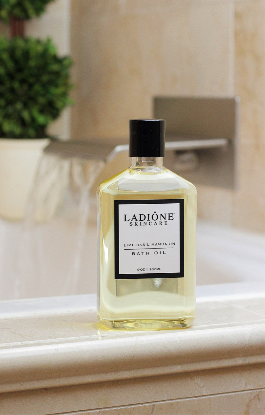 lime basil mandarin bath oil
