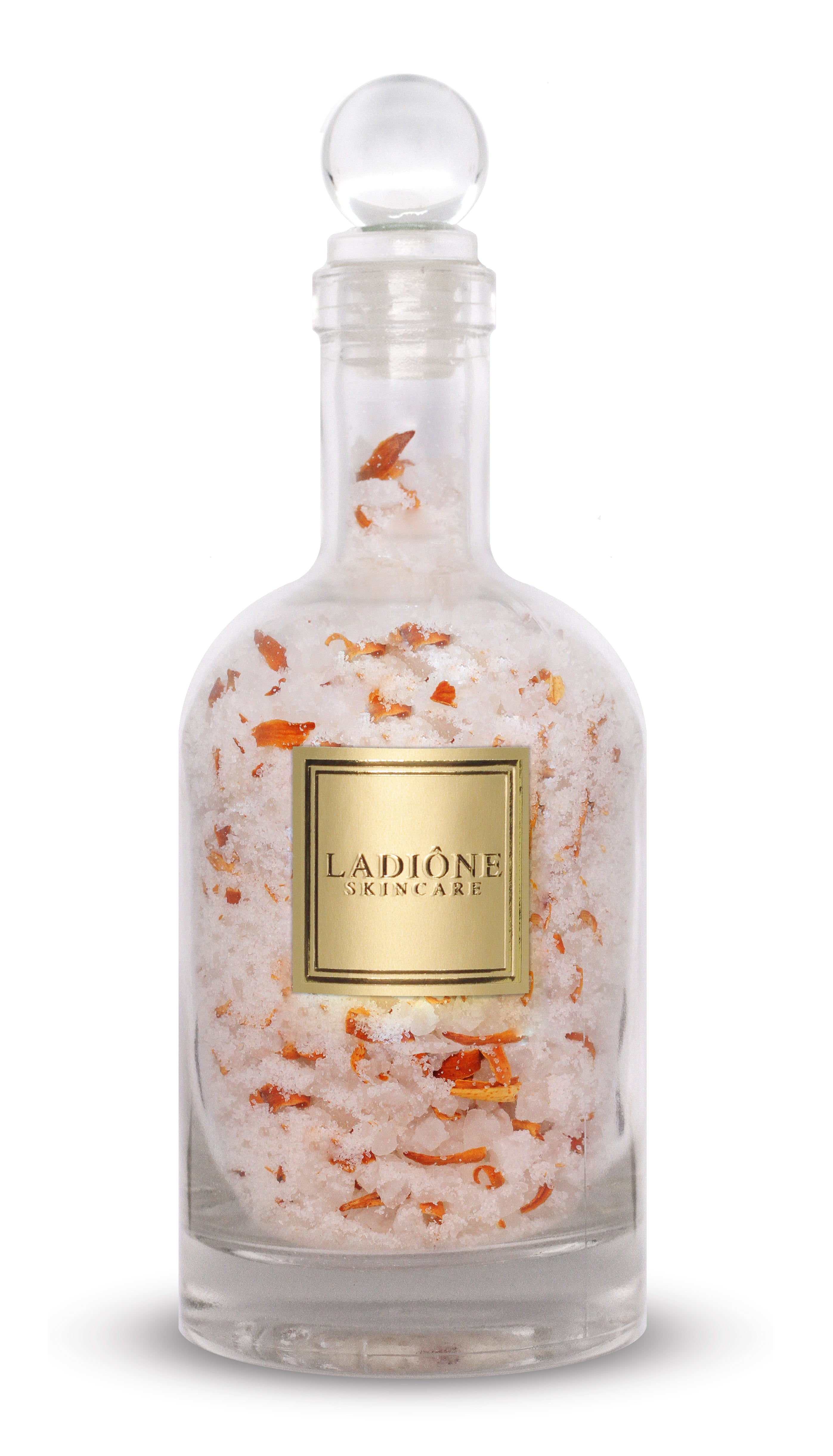 Orange Blossom Bath Salt Natural Organic Oil Infused Ladione Skincare