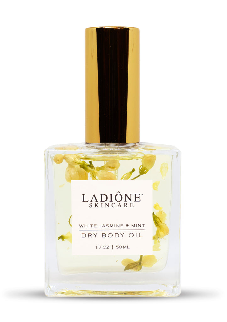 Organic & Natural White Jasmine & Mint Dry Body Oil