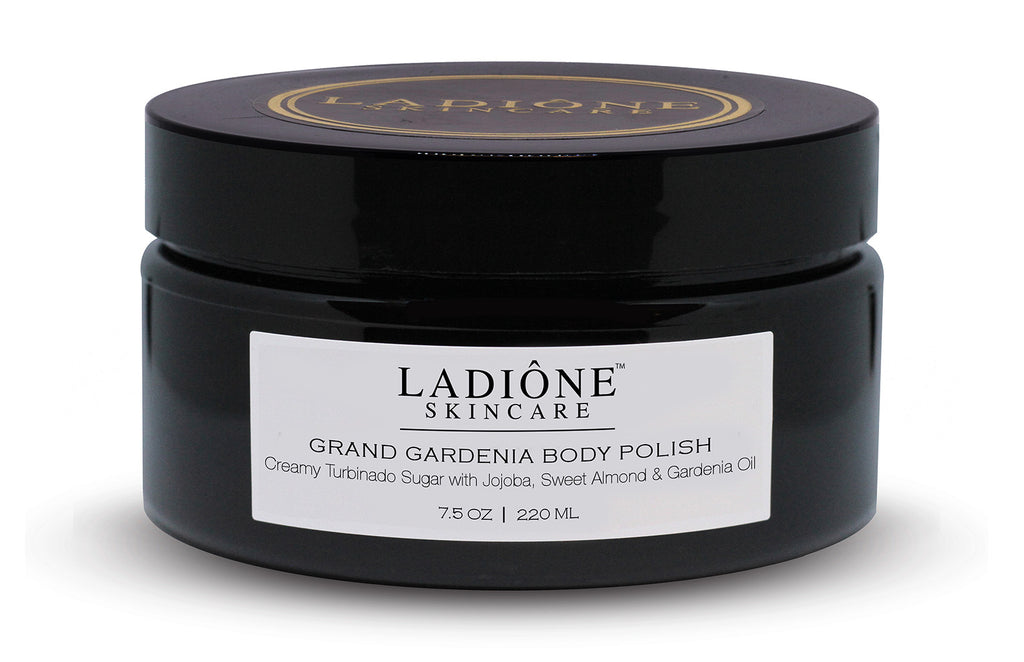 Grand Gardenia creamy body scrub polish organic natural
