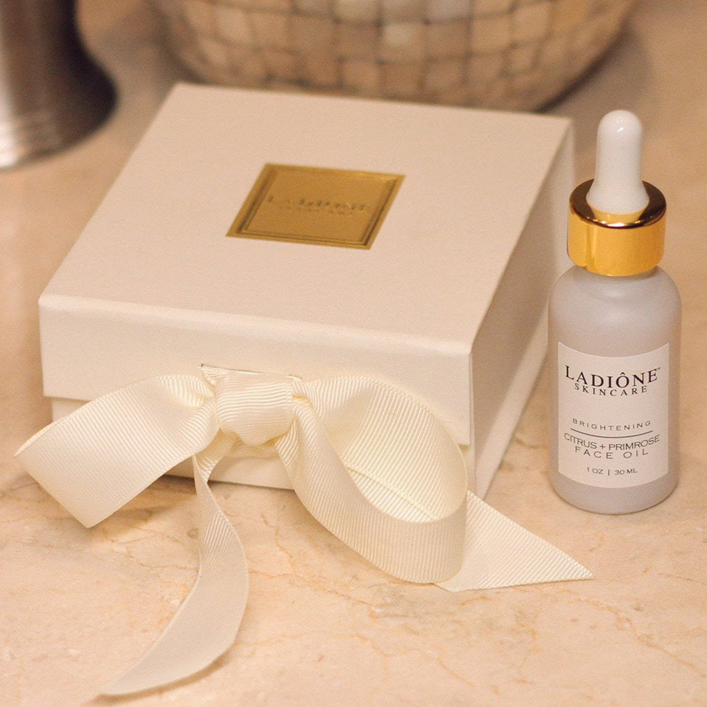 brightening face oil gift set